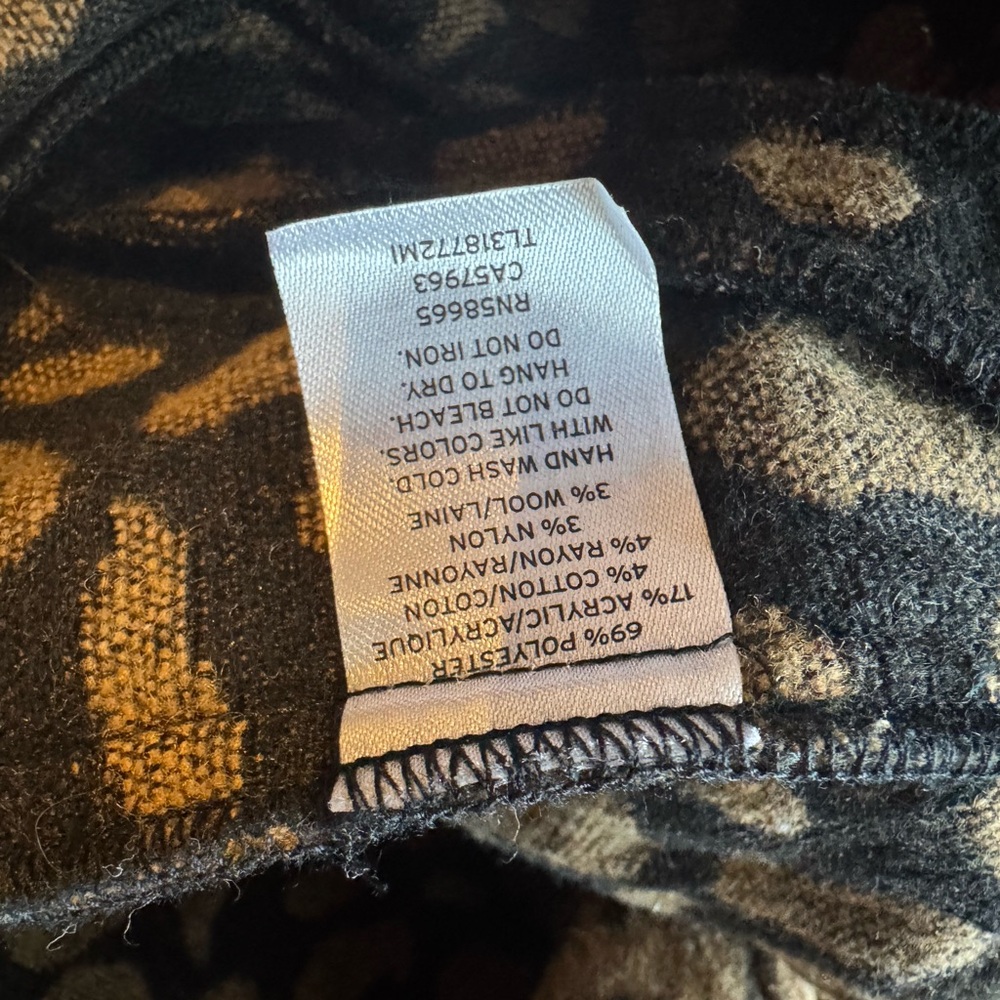 Leith Brown Leopard Print Jacket - image 5